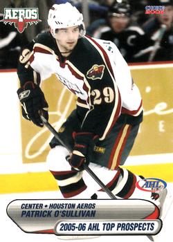 2005-06 Choice AHL Top Prospects #27 Patrick O'Sullivan Front
