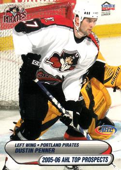 2005-06 Choice AHL Top Prospects #29 Dustin Penner Front