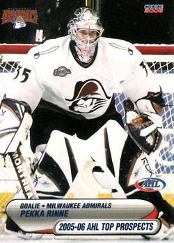 2005-06 Choice AHL Top Prospects #35 Pekka Rinne Front