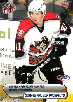 2005-06 Choice AHL Top Prospects #37 Ryan Shannon Front