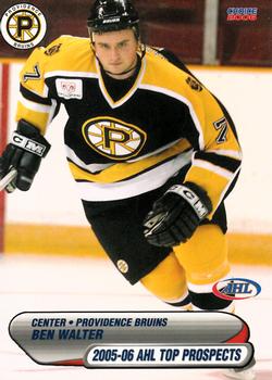 2005-06 Choice AHL Top Prospects #47 Ben Walter Front