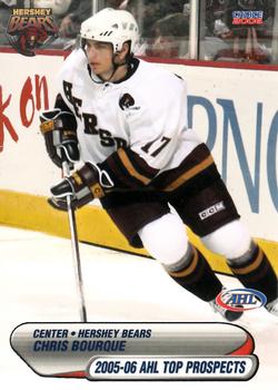 2005-06 Choice AHL Top Prospects #4 Chris Bourque Front