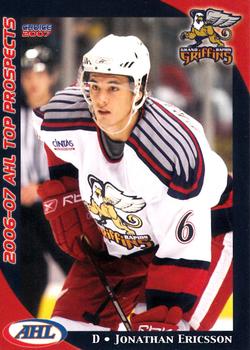 2006-07 Choice AHL Top Prospects #11 Jonathan Ericsson Front