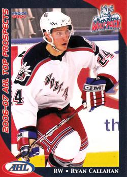 2006-07 Choice AHL Top Prospects #14 Ryan Callahan Front