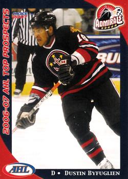 2006-07 Choice AHL Top Prospects #28 Dustin Byfuglien Front