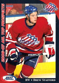 2006-07 Choice AHL Top Prospects #39 Drew Stafford Front