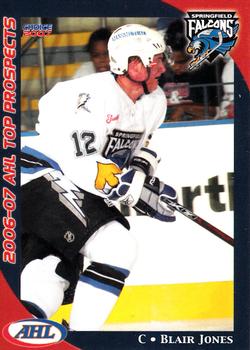 2006-07 Choice AHL Top Prospects #41 Blair Jones Front