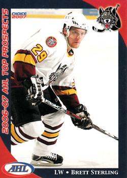 2006-07 Choice AHL Top Prospects #8 Brett Stirling Front