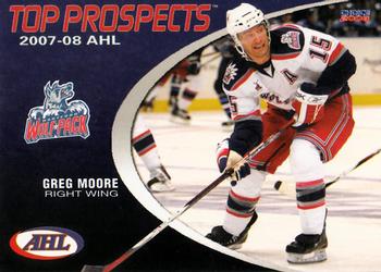 2007-08 Choice AHL Top Prospects #12 Greg Moore Front