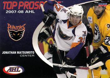 2007-08 Choice AHL Top Prospects #31 Jonathan Matsumoto Front