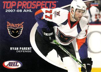 2007-08 Choice AHL Top Prospects #32 Ryan Parent Front