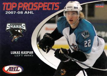 2007-08 Choice AHL Top Prospects #50 Lukas Kaspar Front