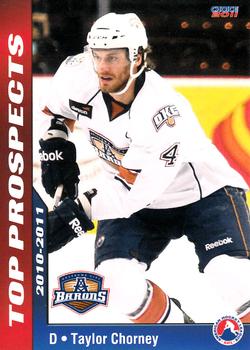 2010-11 Choice AHL Top Prospects #10 Taylor Chorney Front