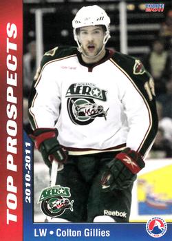 2010-11 Choice AHL Top Prospects #18 Colton Gillies Front