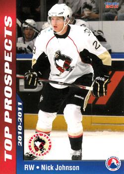 2010-11 Choice AHL Top Prospects #23 Nick Johnson Front
