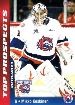 2010-11 Choice AHL Top Prospects #25 Mikko Koskinen Front