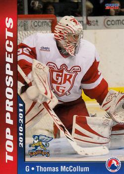 2010-11 Choice AHL Top Prospects #30 Thomas McCollum Front
