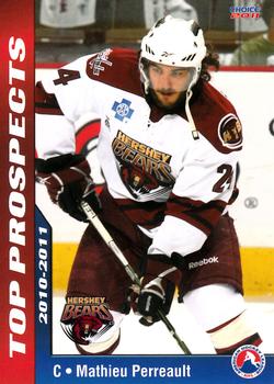 2010-11 Choice AHL Top Prospects #35 Mathieu Perreault Front