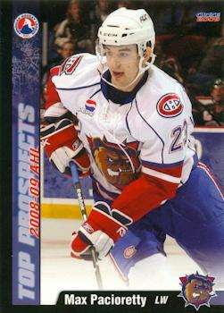 2008-09 Choice AHL Top Prospects #10 Max Pacioretty Front