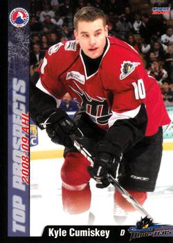 2008-09 Choice AHL Top Prospects #18 Kyle Cumiskey Front