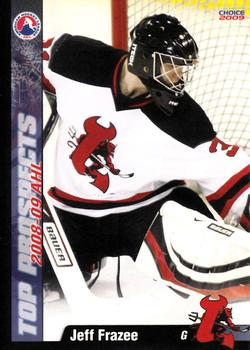 2008-09 Choice AHL Top Prospects #20 Jeff Frazee Front