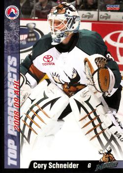 2008-09 Choice AHL Top Prospects #24 Cory Schneider Front