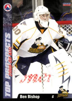 2008-09 Choice AHL Top Prospects #29 Ben Bishop Front