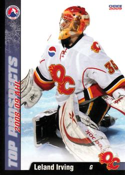 2008-09 Choice AHL Top Prospects #35 Leland Irving Front