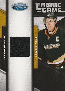 2011-12 Panini Certified - Fabric of the Game #2 Ryan Getzlaf Front