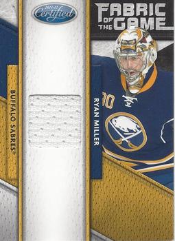 2011-12 Panini Certified - Fabric of the Game #17 Ryan Miller Front