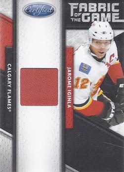 2011-12 Panini Certified - Fabric of the Game #27 Jarome Iginla Front