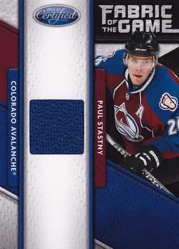 2011-12 Panini Certified - Fabric of the Game #37 Paul Stastny Front