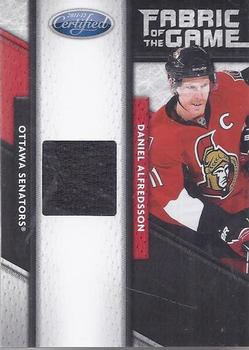 2011-12 Panini Certified - Fabric of the Game #101 Daniel Alfredsson Front