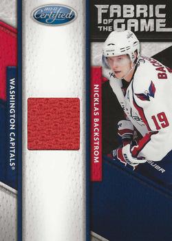 2011-12 Panini Certified - Fabric of the Game #146 Nicklas Backstrom Front