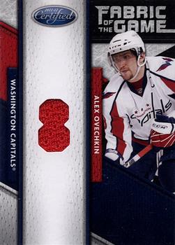 2011-12 Panini Certified - Fabric of the Game Jersey Number #147 Alex Ovechkin Front