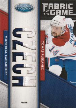2011-12 Panini Certified - Fabric of the Game National Die Cut Prime #81 Tomas Plekanec Front
