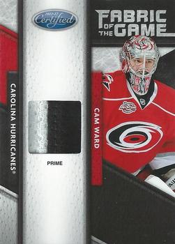 2011-12 Panini Certified - Fabric of the Game Prime #30 Cam Ward Front