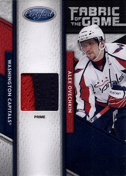 2011-12 Panini Certified - Fabric of the Game Prime #147 Alex Ovechkin Front