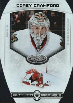 2011-12 Panini Certified - Masked Marvels #5 Corey Crawford Front