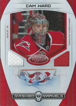 2011-12 Panini Certified - Masked Marvels Materials #4 Cam Ward Front
