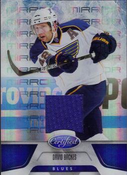 2011-12 Panini Certified - Mirror Blue Materials #19 David Backes Front