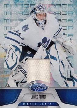 2011-12 Panini Certified - Mirror Blue Materials #83 James Reimer Front