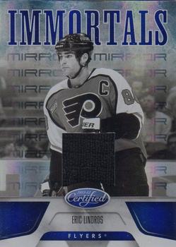 2011-12 Panini Certified - Mirror Blue Materials #152 Eric Lindros Front