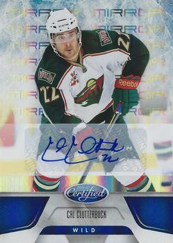 2011-12 Panini Certified - Mirror Blue Signatures #29 Cal Clutterbuck Front