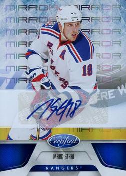 2011-12 Panini Certified - Mirror Blue Signatures #124 Marc Staal Front