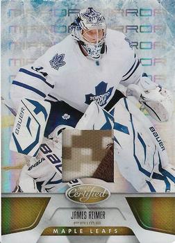 2011-12 Panini Certified - Mirror Gold Materials Prime #83 James Reimer Front