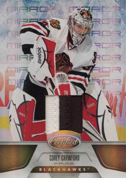 2011-12 Panini Certified - Mirror Gold Materials Prime #93 Corey Crawford Front
