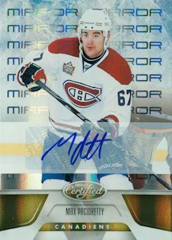2011-12 Panini Certified - Mirror Gold Signatures #61 Max Pacioretty Front