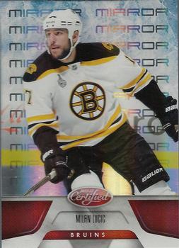 2011-12 Panini Certified - Mirror Red #10 Milan Lucic Front