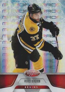 2011-12 Panini Certified - Mirror Red #3 Patrice Bergeron Front